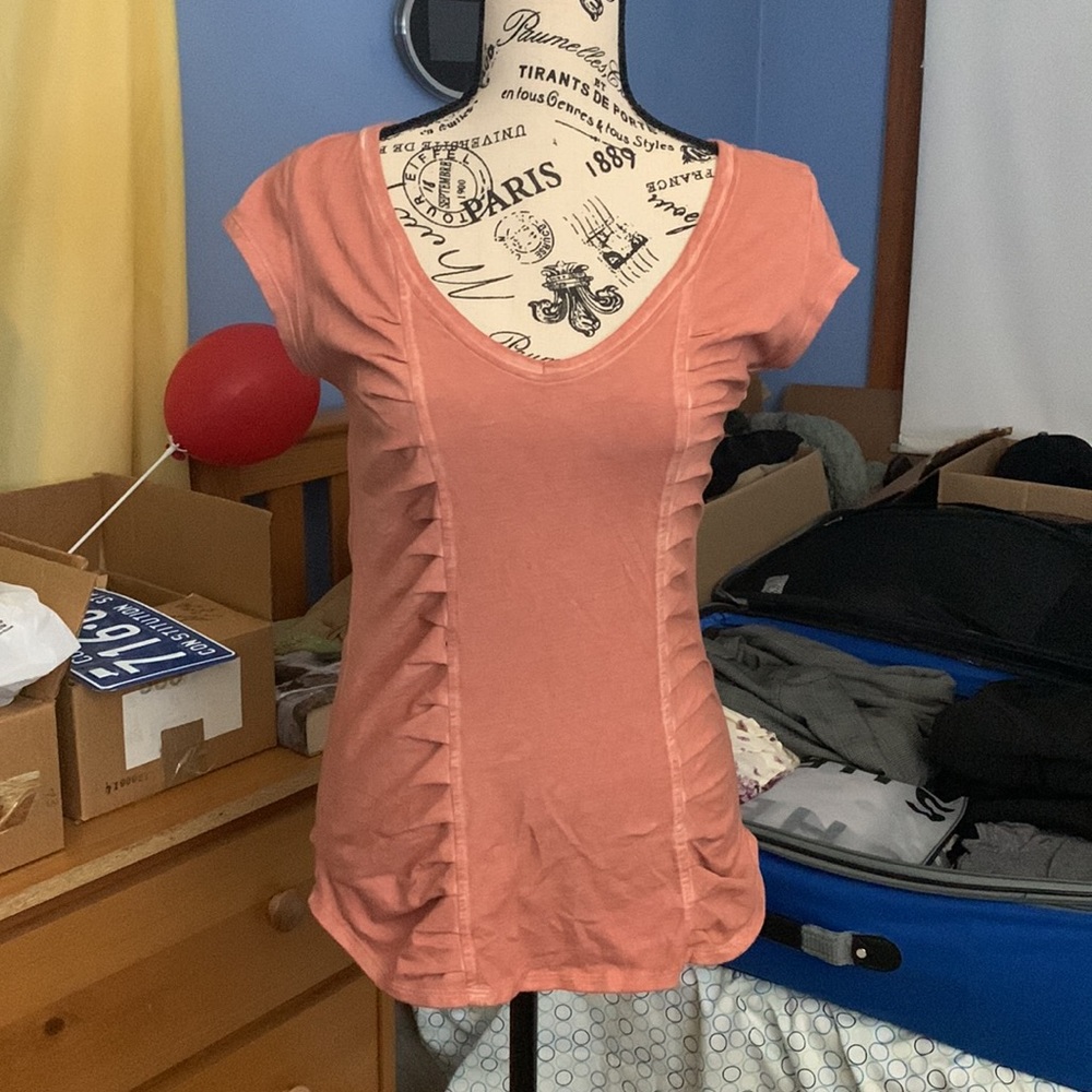 Free People Ruched T-Shirt